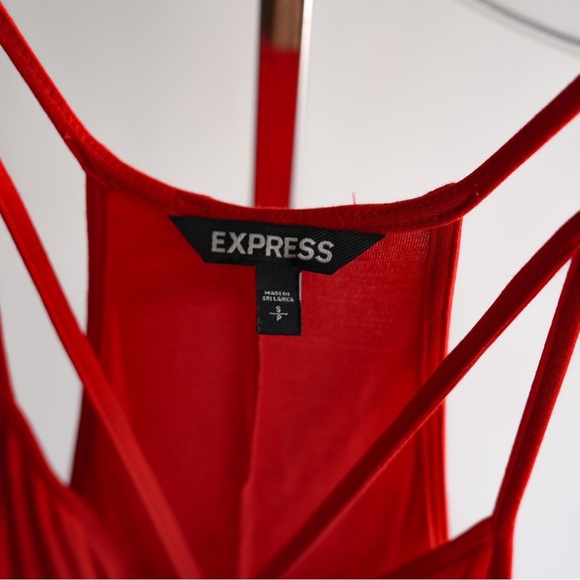 EXPRESS 🔥 Sleeveless Dress Red Size Small - Picture 5 of 11